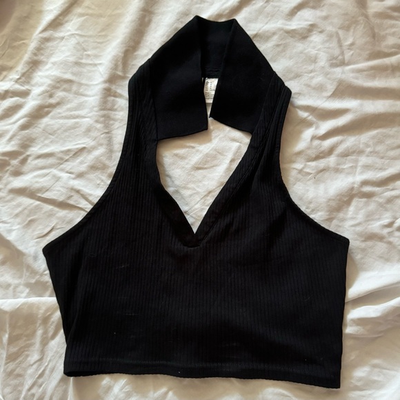 collar halter tank top - Picture 2 of 2